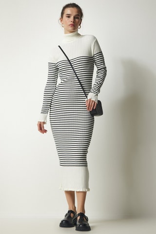 Trui-jurk Ecru