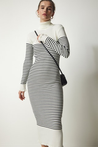 Trui-jurk Ecru