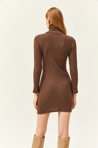 Trui-jurk - Bruin