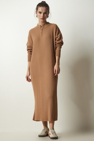 Trui-jurk - Bruin