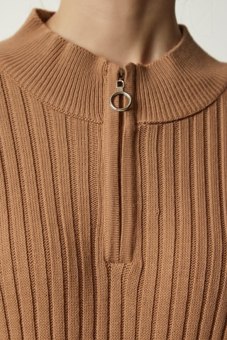 Trui-jurk - Bruin