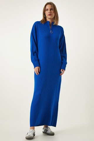 Trui-jurk - Felblauw