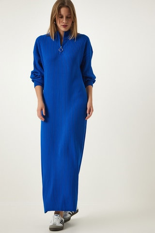 Trui-jurk - Felblauw