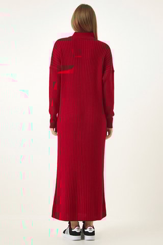 Trui-jurk - Rood