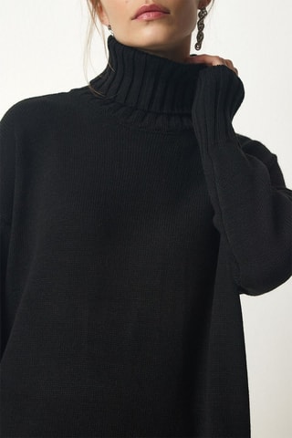 Trui-jurk - Zwart