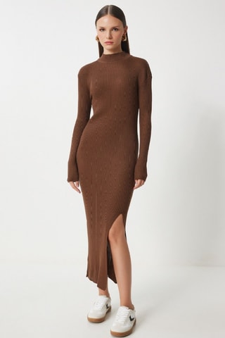 Trui-jurk - Bruin