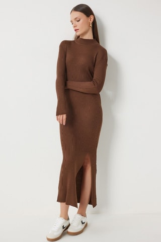 Trui-jurk - Bruin