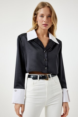 Blouse - 
Zwart