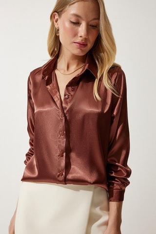 Blouse - Bruin