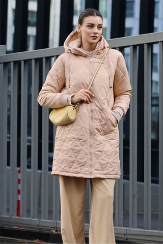 Gewatteerde Jassen - Beige
