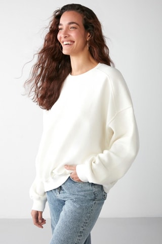 Oversized sweater - Wit