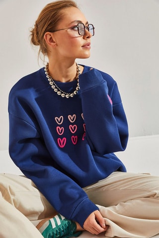Sweater - Marineblauw