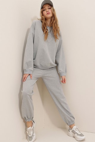 Sweater en Joggingbroek - Lichtgrijs