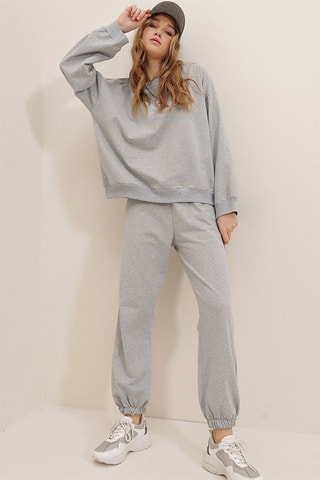 Sweater en Joggingbroek - Lichtgrijs
