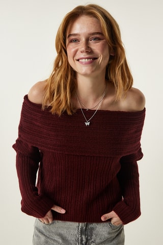 Trui - Bordeauxrood