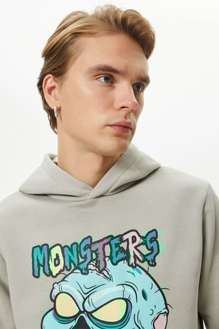Sweater met Capuchon - Grijs
