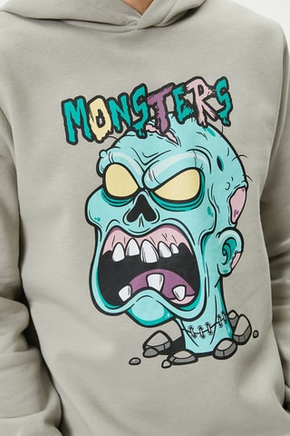 Sweater met Capuchon - Grijs