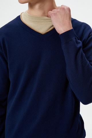 Trui Slim - Marineblauw