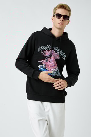 Sweater met Capuchon - Zwart