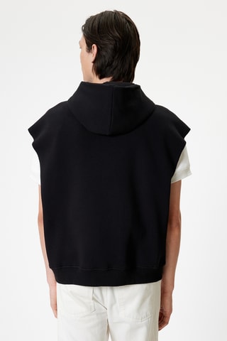 Oversized Sweater met Capuchon - Zwart