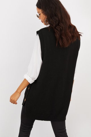 Mouwloos Vest - Zwart