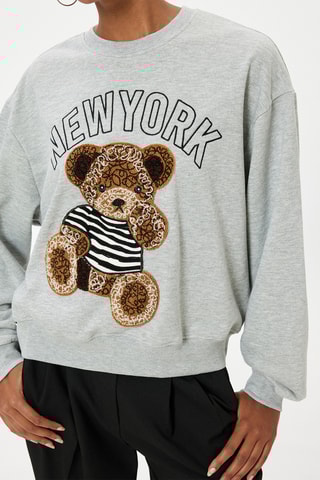 Oversized sweater - Grijs