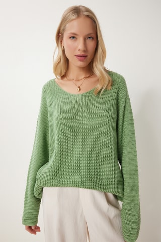 Oversized trui - Groen