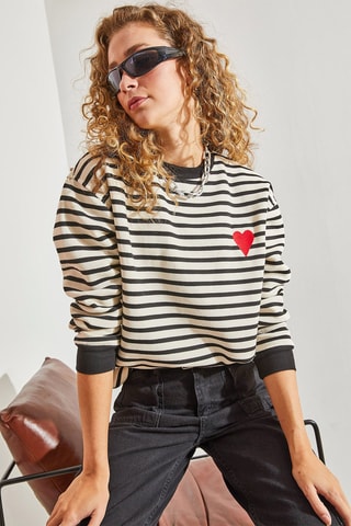 Sweater - Wit en Zwart
