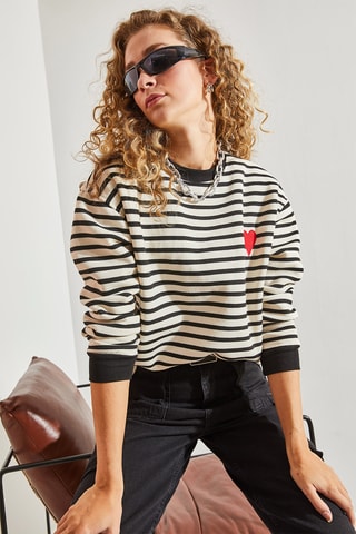 Sweater - Wit en Zwart