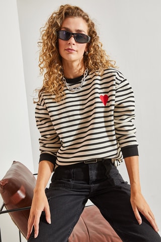 Sweater - Wit en Zwart
