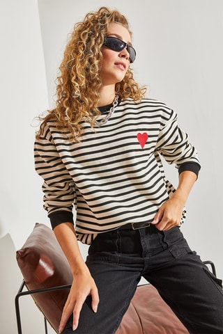 Sweater - Wit en Zwart