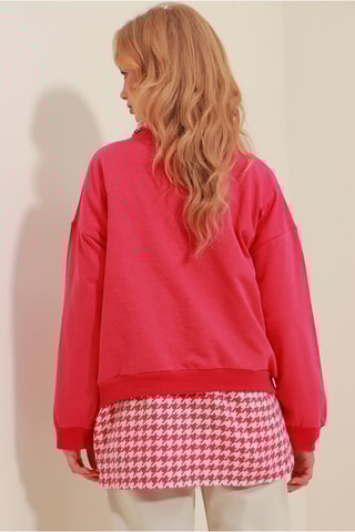 Oversized sweater - Fuchsia
