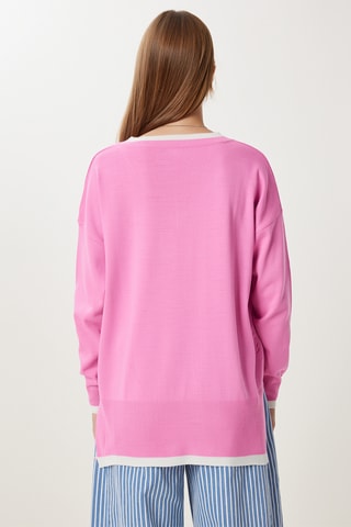 Oversized trui - Roze