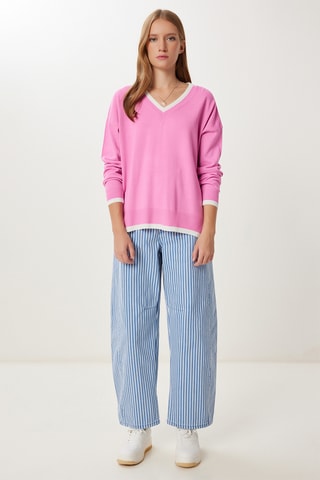 Oversized trui - Roze