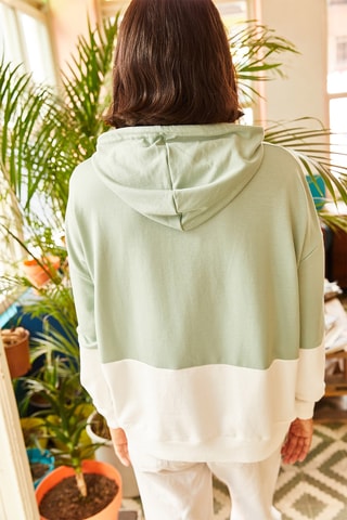 Sweater met Capuchon - Groen