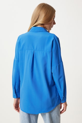 Oversized Overhemd - Lichtblauw