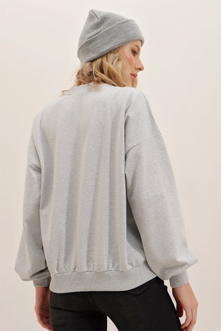 Oversized sweater - Grijs