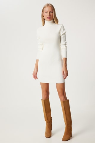 Trui-jurk - Wit
