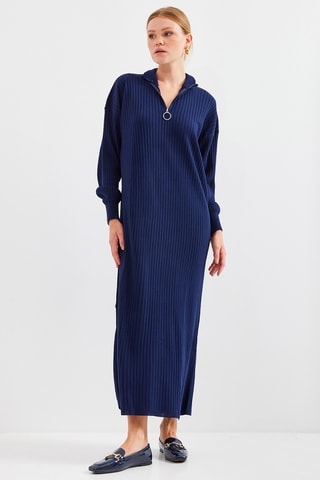 Trui-jurk - Marineblauw