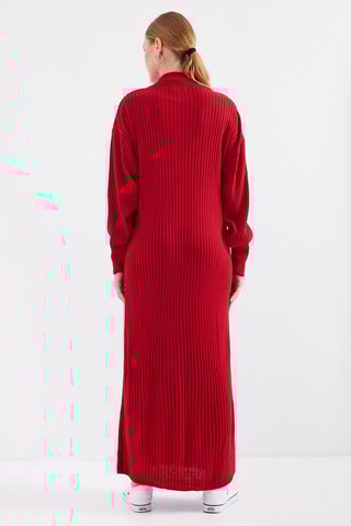 Trui-jurk - Rood