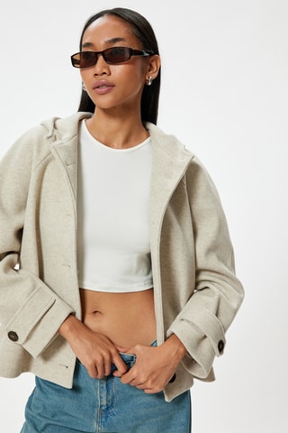Jasje met Capuchon - Beige