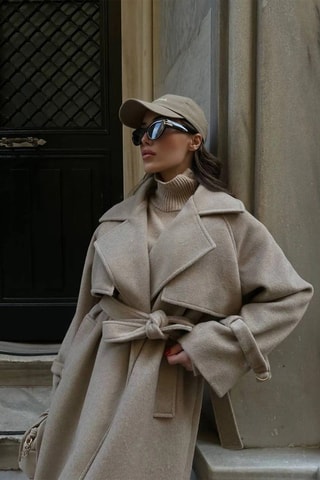 Wollen Jas - Beige