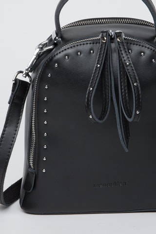 Mochila em couro Picadilly - Preto