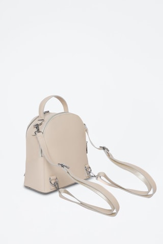 Mochila em couro Picadilly - Bege