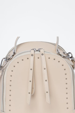 Mochila em couro Picadilly - Bege