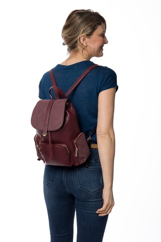 Mochila Greenwhich - Dourado e vermelho