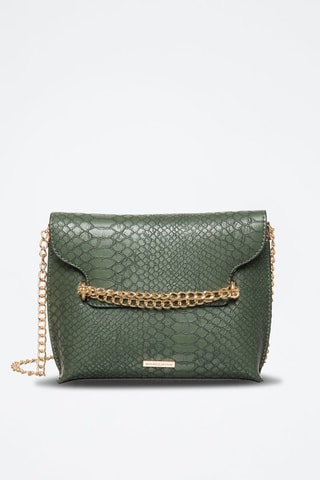 Mala a tiracolo Alexis - Preto, verde e dourado