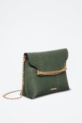 Mala a tiracolo Alexis - Preto, verde e dourado