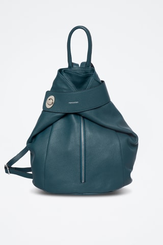 Mochila em couro Taylor - Azul