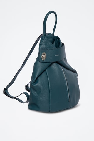 Mochila em couro Taylor - Azul